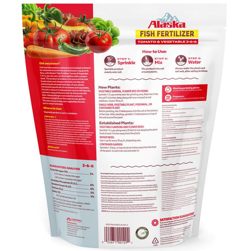 Alaska Fish Fertilizer Tomato & Vegetable 3-6-6