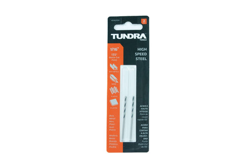 Tundra Tools High Speed Steel Drill Bits