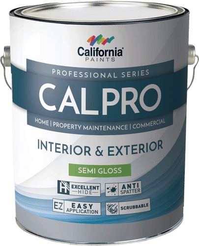 California Products  CalPro Interior/Exterior Semi Gloss Pastel Base 1 Gallon