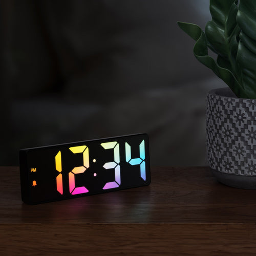 La Crosse Technology Gradient Digital Alarm Clock with Indoor Temp