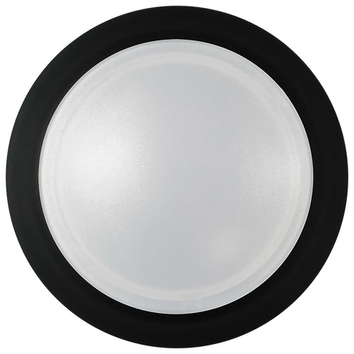 Satco 62-1804 7 LED Disk Light Black Finish