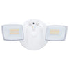 Satco 65-995 LED 2 Head Security Flood White Finish
