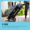 Charbroil® 22 Performance Series™ Folding Cart 2 Burner Portable Propane Gas Griddle Black