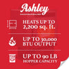 Ashley AP5617-W Pellet Stove 90 lb. Hopper (2,200 Sq. Ft.)