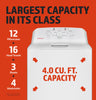 Hotpoint® 4.0 cu. ft. Capacity Washer with Stainless Steel Basket,Cold Plus and Water Level Control