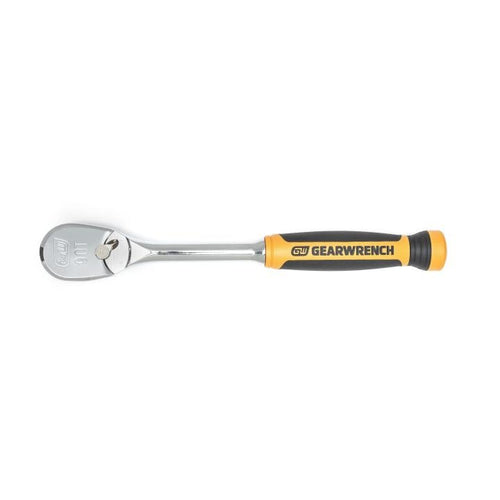 GearWrench 1/2 Drive 90-Tooth Dual Material Teardrop Ratchet 11