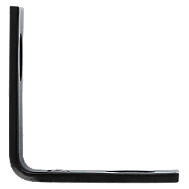 National N275-701 Corner Brace 1X1/2, Black