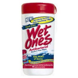 Face & Hand Wipes, Antibacterial, 40-Ct.
