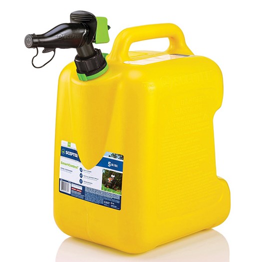 Scepter 5 Gallon Smartcontrol Diesel Can With Rear Handle Yellow (5 Gallons, Yellow)