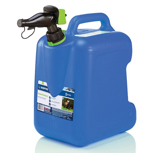 Scepter 5 Gallon Smartcontrol Kerosene Can With Rear Handle, Blue (5 Gallons, Blue)