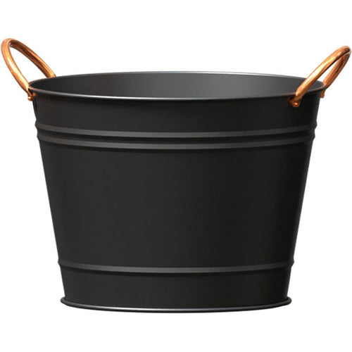 PANACEA WASHTUB PLANTER W/COPPER HANDLES