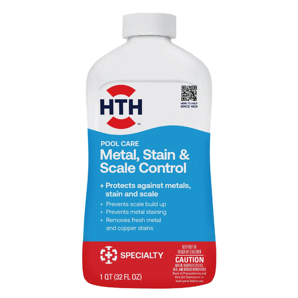 HTH® Pool Care Metal, Stain & Scale Control 1 quart
