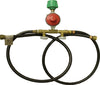 Metal Fusion Double Hose & Regulator Assembly with Manual Valves