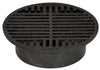 NDS 8 Round Grate, Black