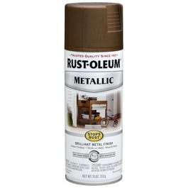 Metallic Spray Paint, Antique Brass, 11-oz.