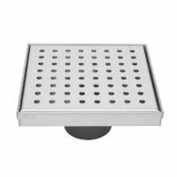 B & K Industries Square Shower Drain Stainless Steel, 6