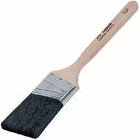 Linzer Black Chinese Bristle Angled Sash Paint Brush, 3”