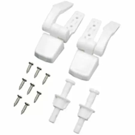 Plumb Pak Toilet Seat Components - “Fit All” Toilet Seat Hinge Straight 4