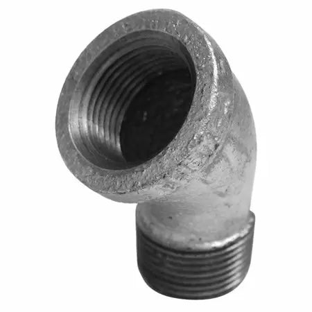 B & K Industries Galvanized 45° Elbow 150# Malleable Iron Threaded Fittings 1/2