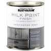 Milk Paint Finish, Light Gray, 30-oz.