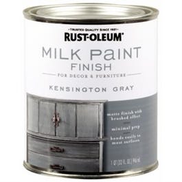 Milk Paint Finish, Light Gray, 30-oz.