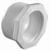 Pipe Bushing, Reducing, Male x Female Thread, White, 1.25 x 3/4-In.