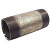 Galvanized Pipe Fitting, Nipple, 1/2 x 10-In.