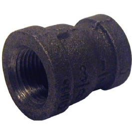 Pipe Fitting, Black Coupling, 3/4 x 3/8-In.