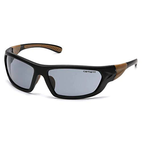 Carhartt Carbondale Anti-Fog Safety Glasses, Black Frame/ Gray Polarized Lens