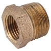 Hex Reducing Bushing, Lead Free Rough Brass, 3/4 x 1/2-In.
