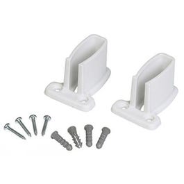 2-Pack White Wall Shelf Bracket