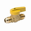 Gas Ball Valve, Forged Brass, 1/2 x 1/2-In.