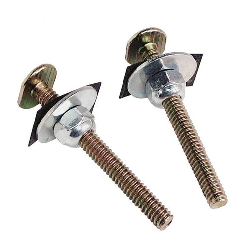 Danco 5/16 in. x 2-1/4 in. Closet Bolts with Nuts and Washers (2-Pack)
