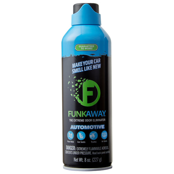 FunkAway Automotive Aerosol Spray 8 oz. Extreme Odor Eliminator