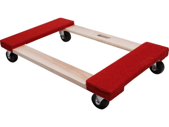 Shepherd Hardware Move-It Carpeted Solid Wood Moving Dolly