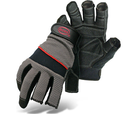 Boss® The Carpenter Glove, Three Open Finger Tips