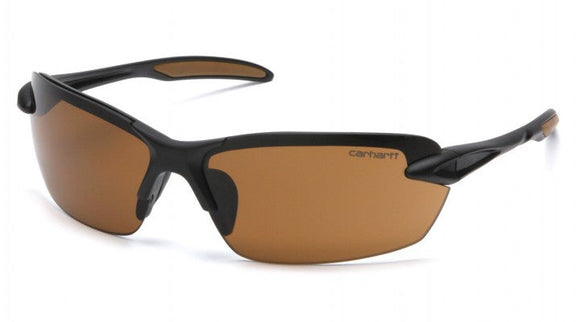 Pyramex Carhartt Spokane Sandstone Bronze Lens with Black Frame