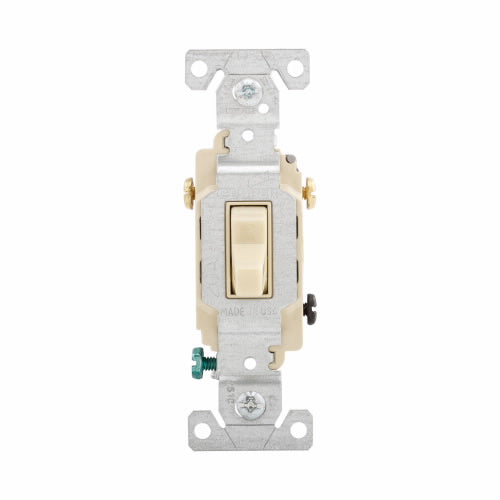 Eaton Cooper Wiring Commercial Grade Toggle Switch 20A, 120/277V Ivory