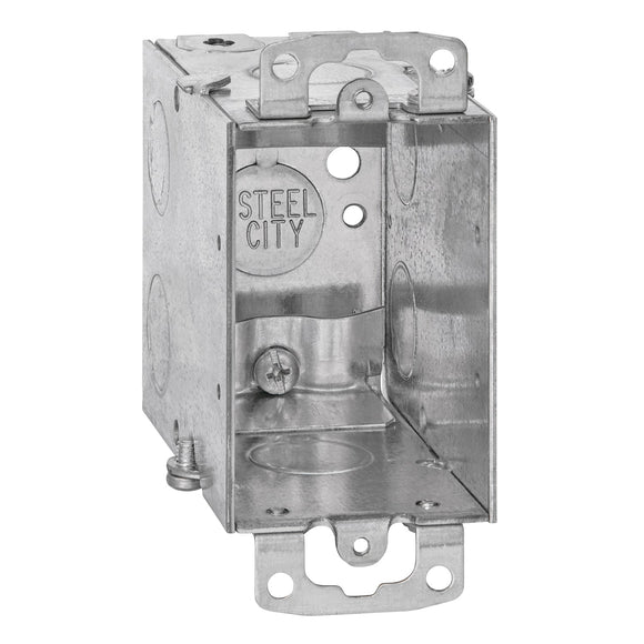 Thomas & Betts Steel City  3x2x3-1/2 Gangable Switch Box