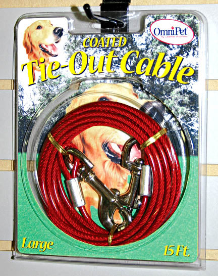 Leather Brothers Heavy Duty Tie-Out Cables 10 ft.