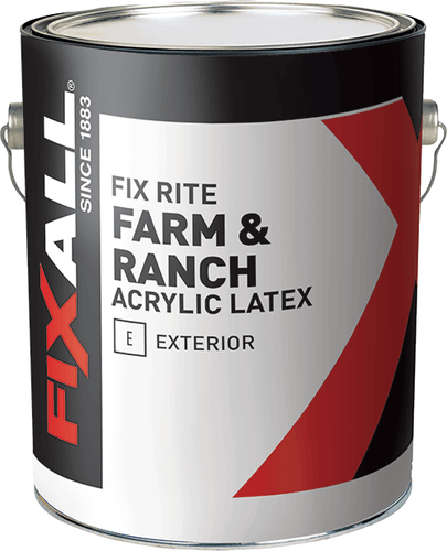 FixAll  Fix Rite Farm & Ranch Exterior Latex Paint Barn Red - 1 Gallon