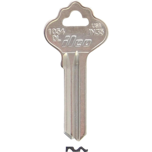 ILCO Nickel Plated File Cabinet Key, IN35 (10-Pack)