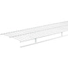 ClosetMaid 12 Ft. W. x 12 In. D. Contractor Pack Ventilated Shelf & Rod Closet Shelf, White (6-Pack)