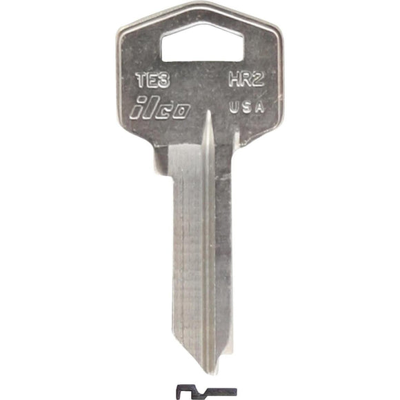 ILCO Harloc Nickel Plated House Key, HR2 (10-Pack)