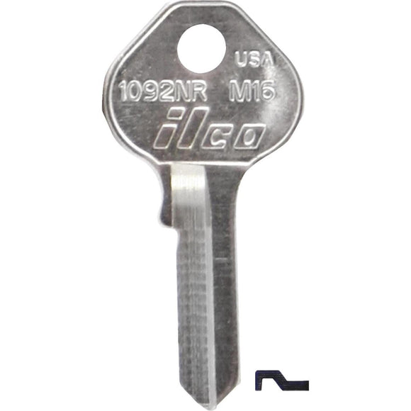ILCO Master Nickel Plated Padlock Key, M16 (10-Pack)