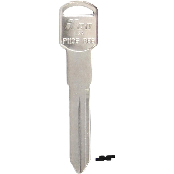 ILCO GM Nickel Plated Automotive Key, B86 (10-Pack)