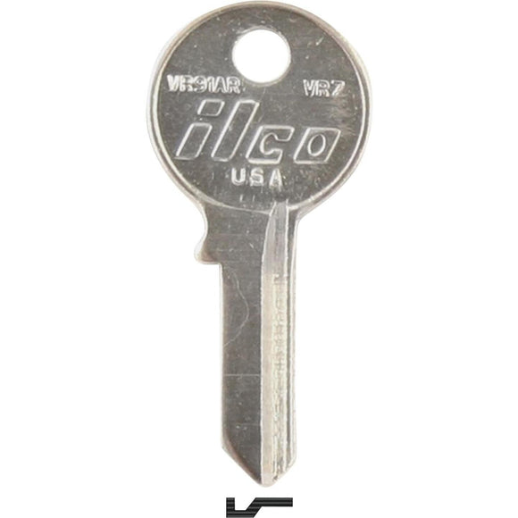 ILCO Viro Nickel Plated Padlock Key, VR7 (10-Pack)