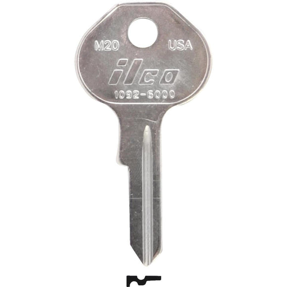 ILCO Master Nickel Plated Padlock Key, M20 (10-Pack)