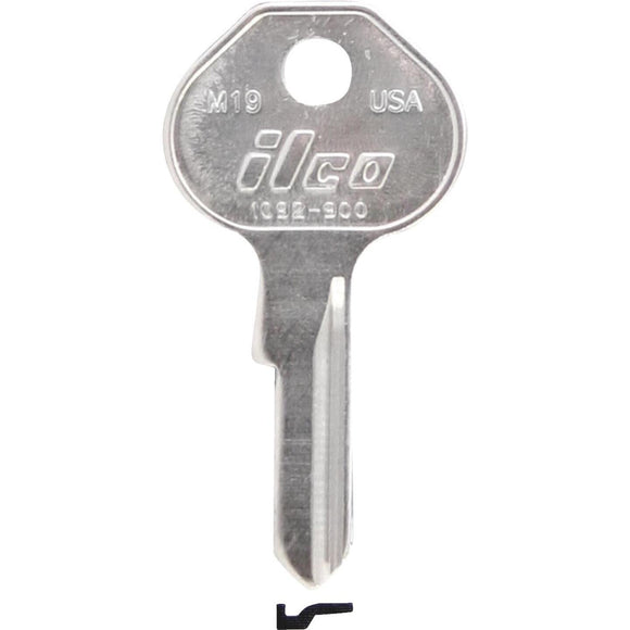 ILCO Master Nickel Plated Padlock Key, M19 (10-Pack)