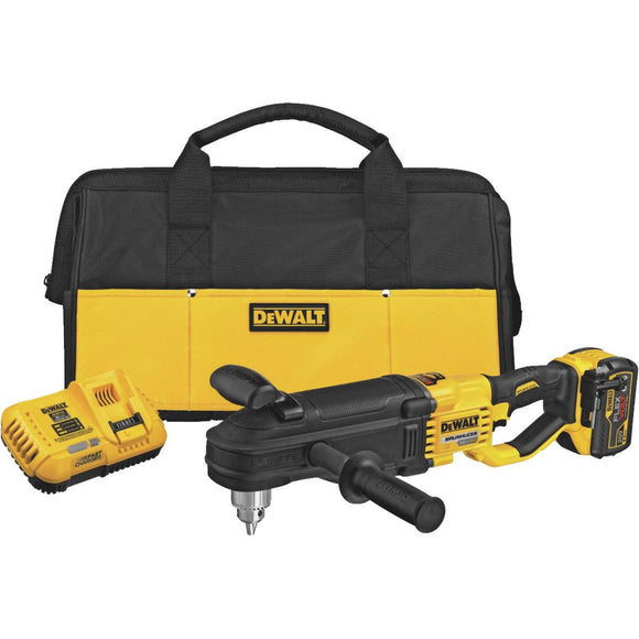 DeWalt 60 Volt MAX Lithium-Ion Brushless 1/2 In. In-Line Stud & Joist Cordless Drill Kit with E-Clutch System
